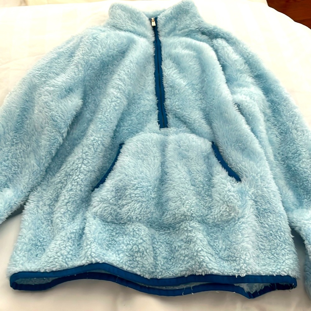 Lily Pulitzer fluffy quarter  zip